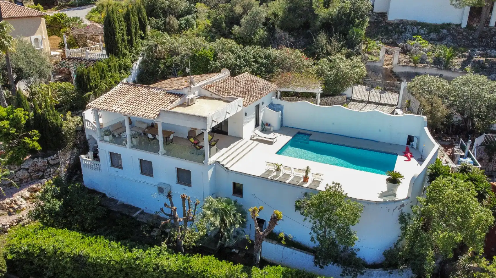 Exterior view of Houses for sale in Dénia  with Air Conditioner, Private garden and Terrace