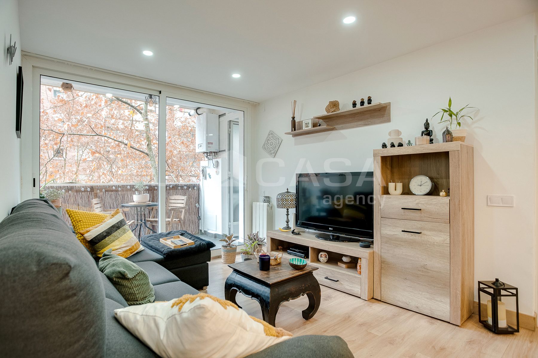 Living room of Flat for sale in  Barcelona Capital  with Storage room and Balcony