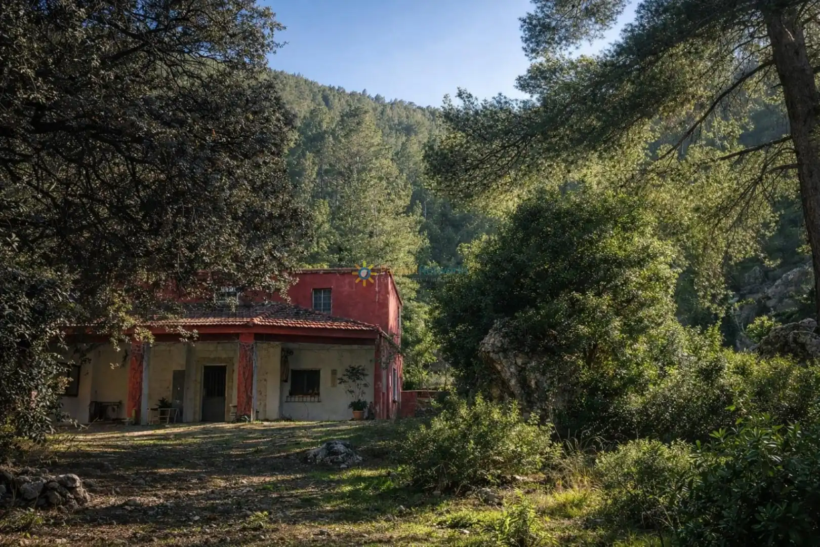 Vista exterior de Finca rústica en venda en Muro de Alcoy amb Jardí privat i Traster