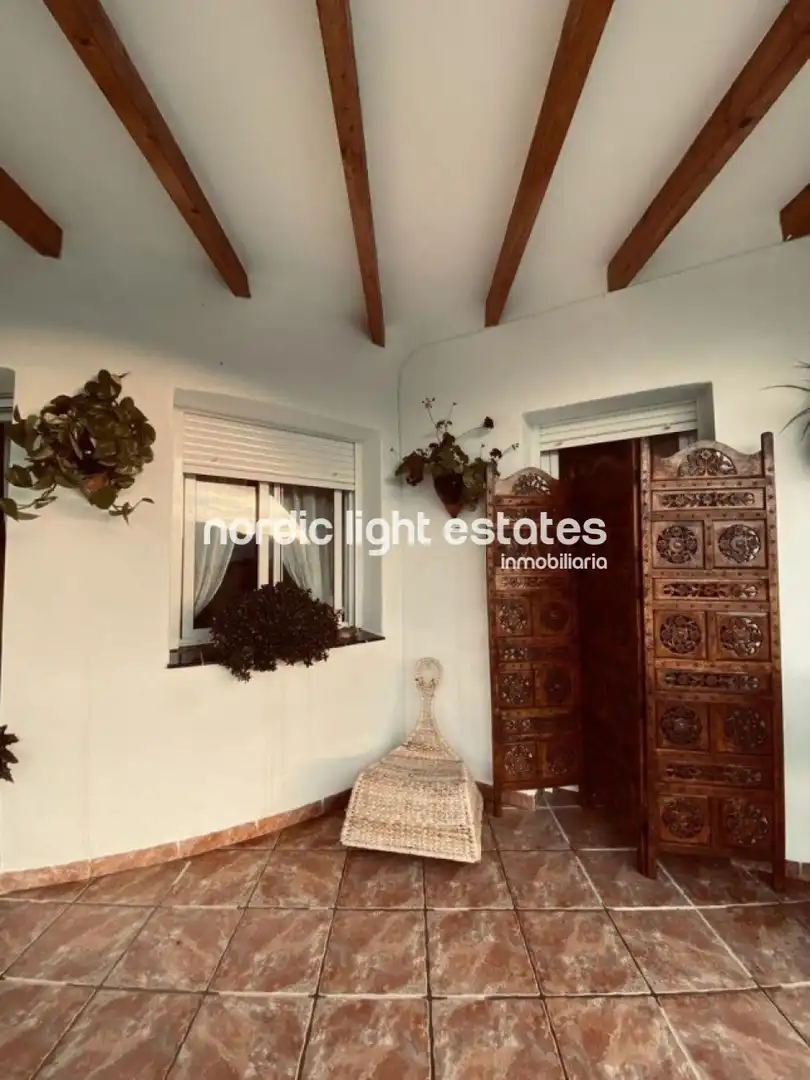 Exterior view of Houses for sale in Viñuela  with Terrace, Swimming Pool and Furnished