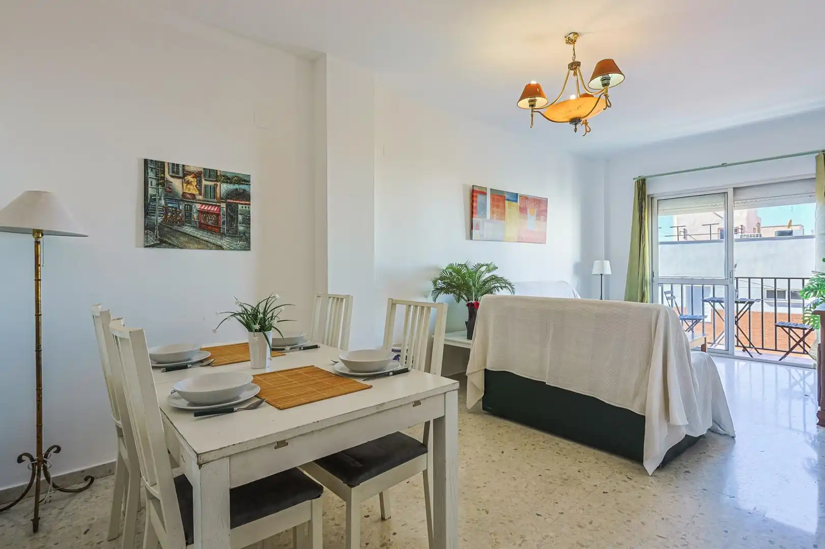 Dining room of Flat for sale in Sevilla  with Air Conditioner and Furnished