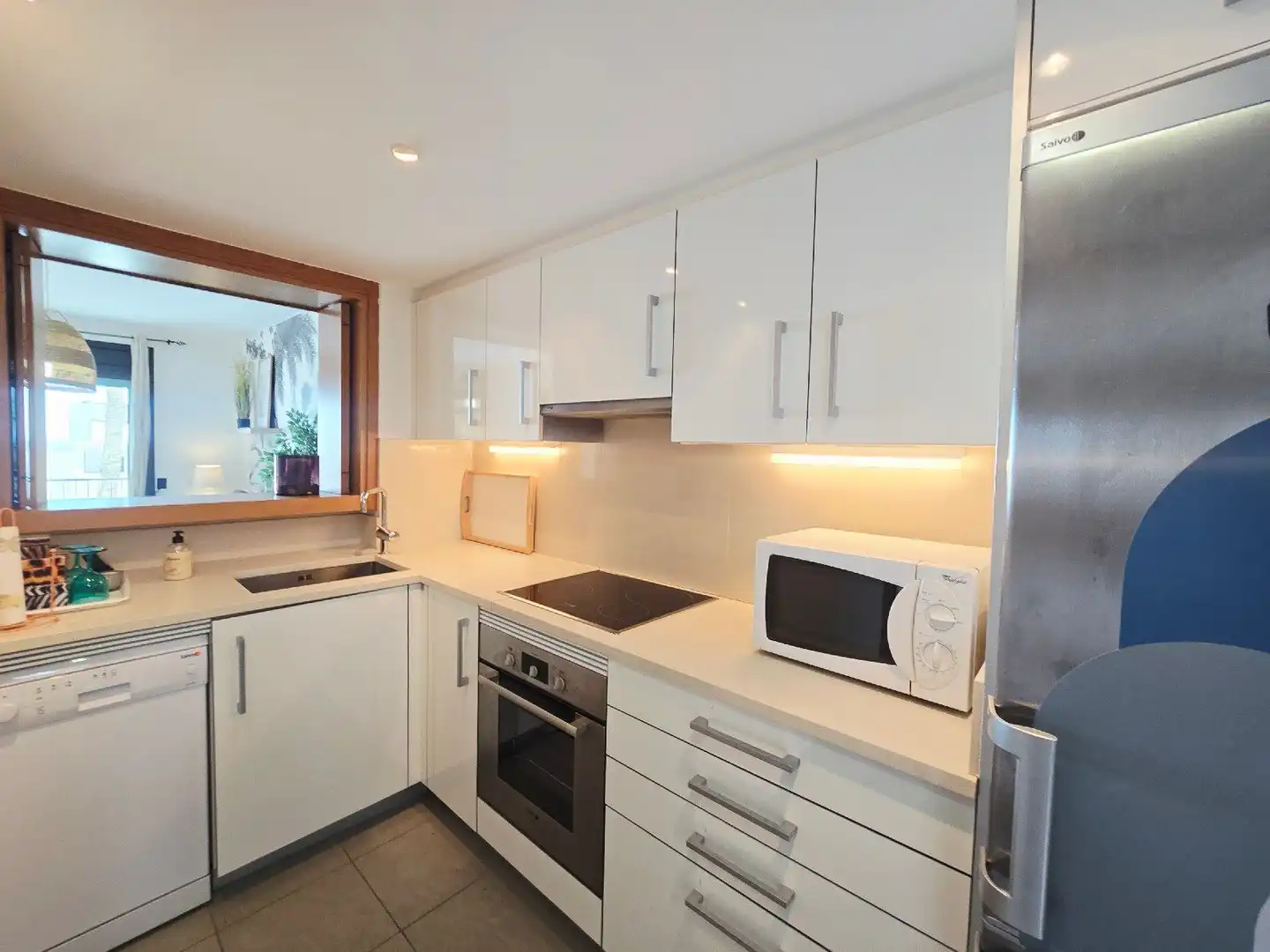 Küche von Wohnung zum Verkauf in Mojácar mit Klimaanlage, Terrasse und Schwimmbad