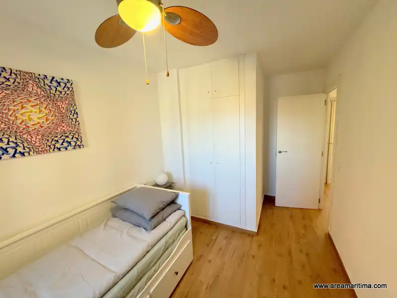 Bedroom of Flat for rent in Alboraya  with Air Conditioner, Parquet flooring and Furnished
