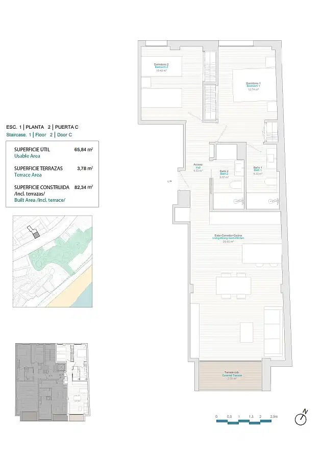 Appartement compact avec terrasse à vendre à Centro Urbano, imagen 11