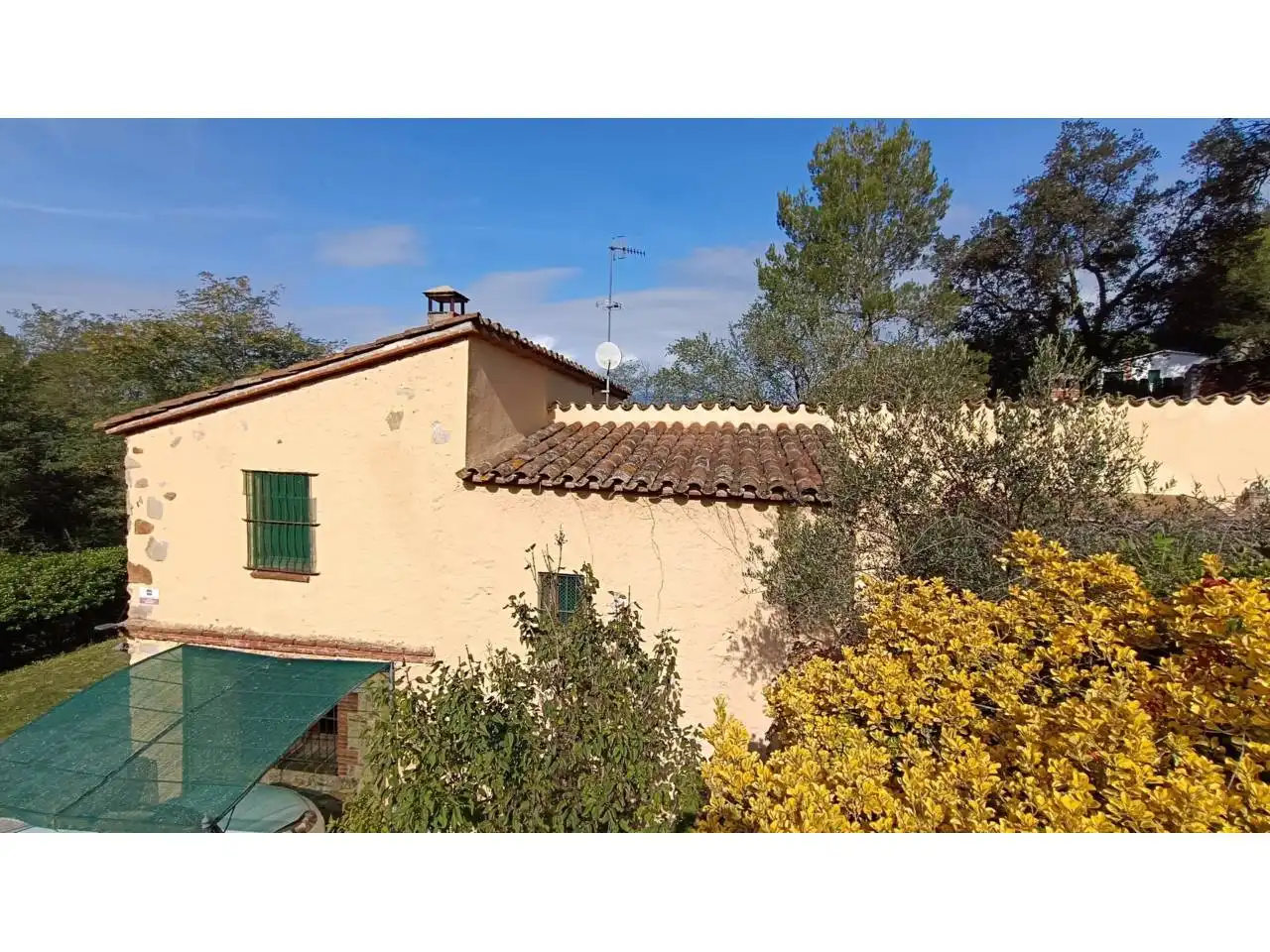 Vista exterior de Finca rústica en venta en Llinars del Vallès con Calefacción, Jardín privado y Terraza