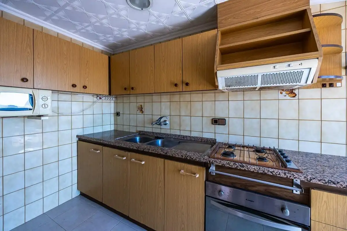 Kitchen of Attic for sale in Sabadell  with Heating and Terrace