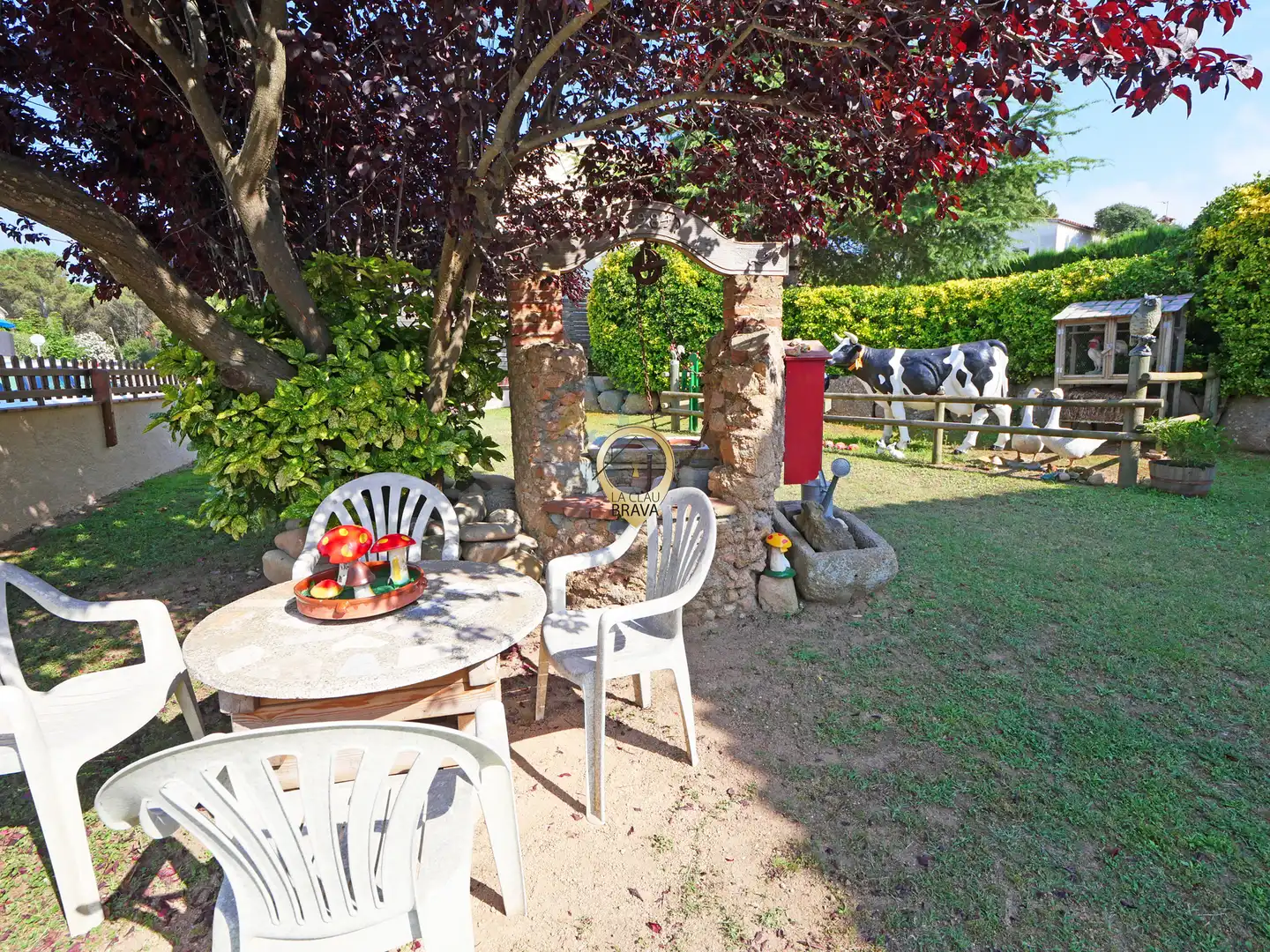 Jardí de Casa o xalet en venda en Santa Cristina d'Aro amb Calefacció, Jardí privat i Terrassa