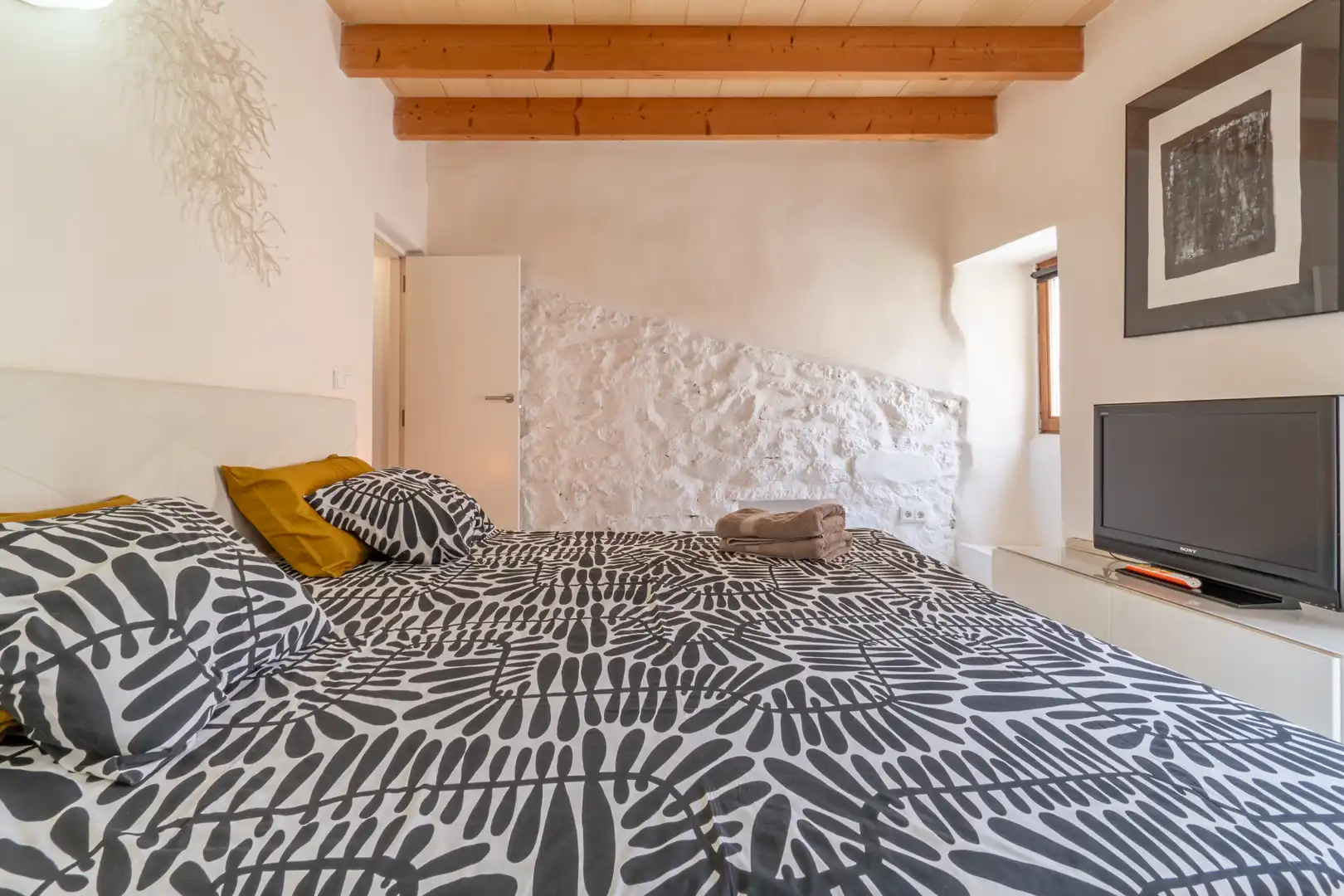 Schlafzimmer von Einfamilien-Reihenhaus zur Miete in Artà mit Klimaanlage, Heizung und Terrasse