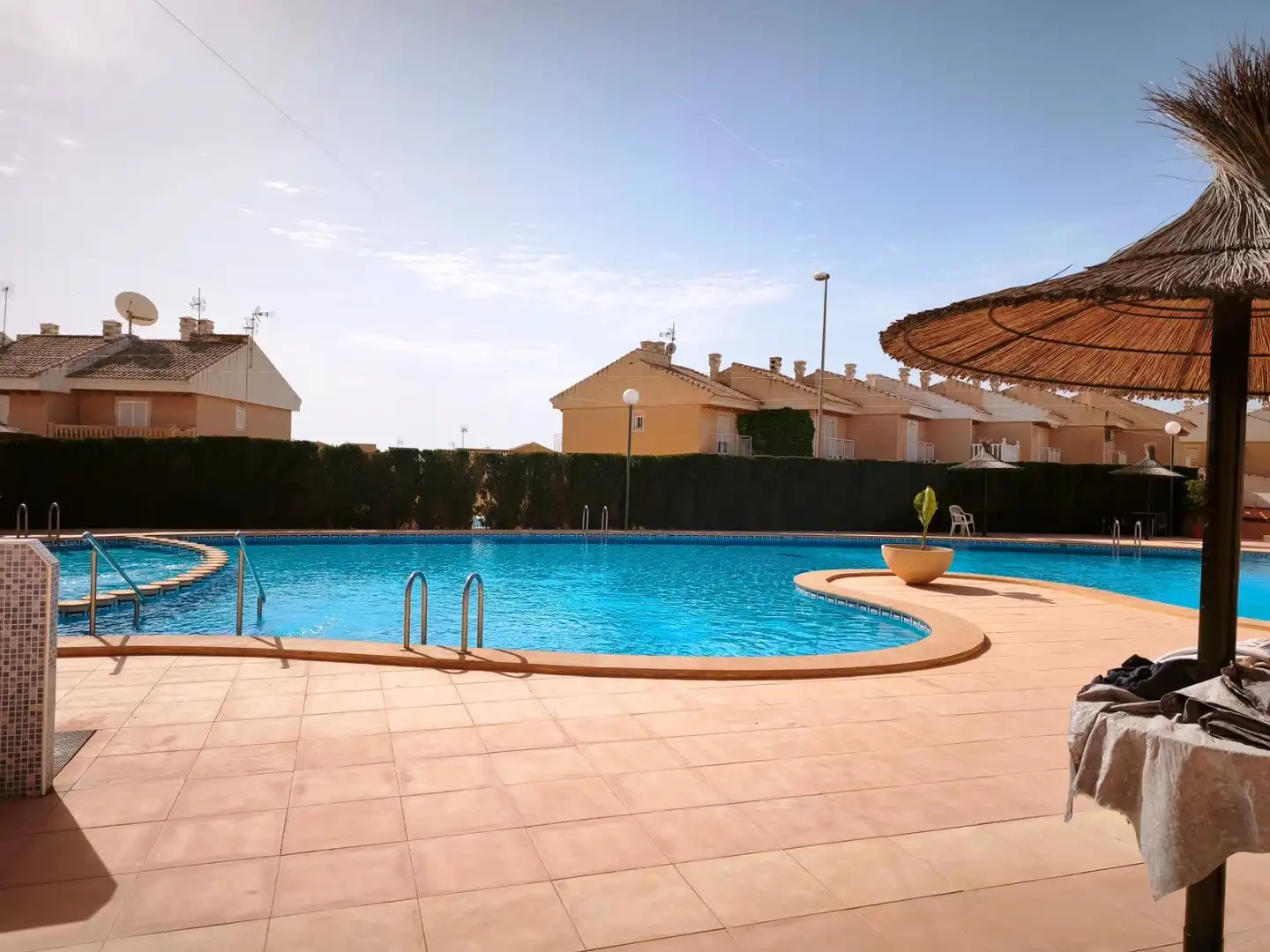 Swimming pool of Ground floor for sale in Mazarrón  with Furnished and Community pool