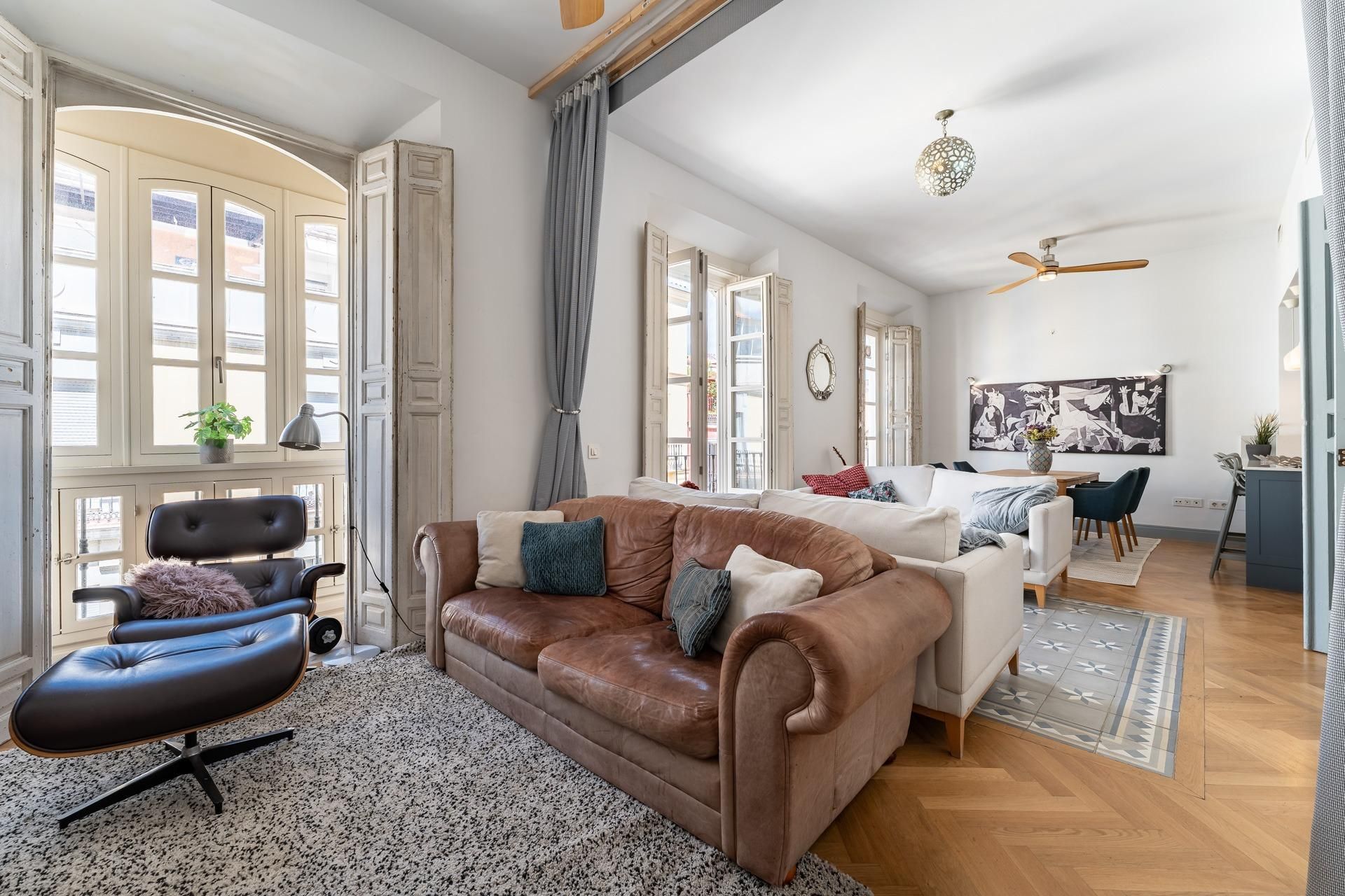 Sala d'estar de Pis en venda en Málaga Capital amb Calefacció