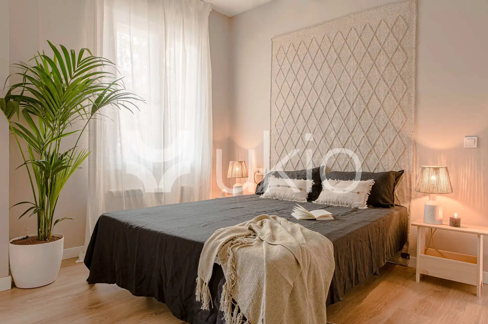 Habitación de Apartamento de alquiler en Madrid con Aire acondicionado, Calefacción y Terraza