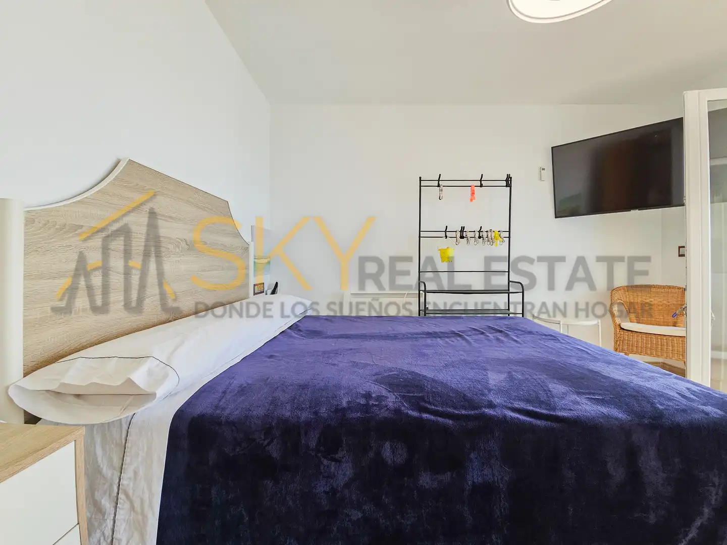 Bedroom of Flat for sale in Cullera  with Heating, Furnished and Community pool