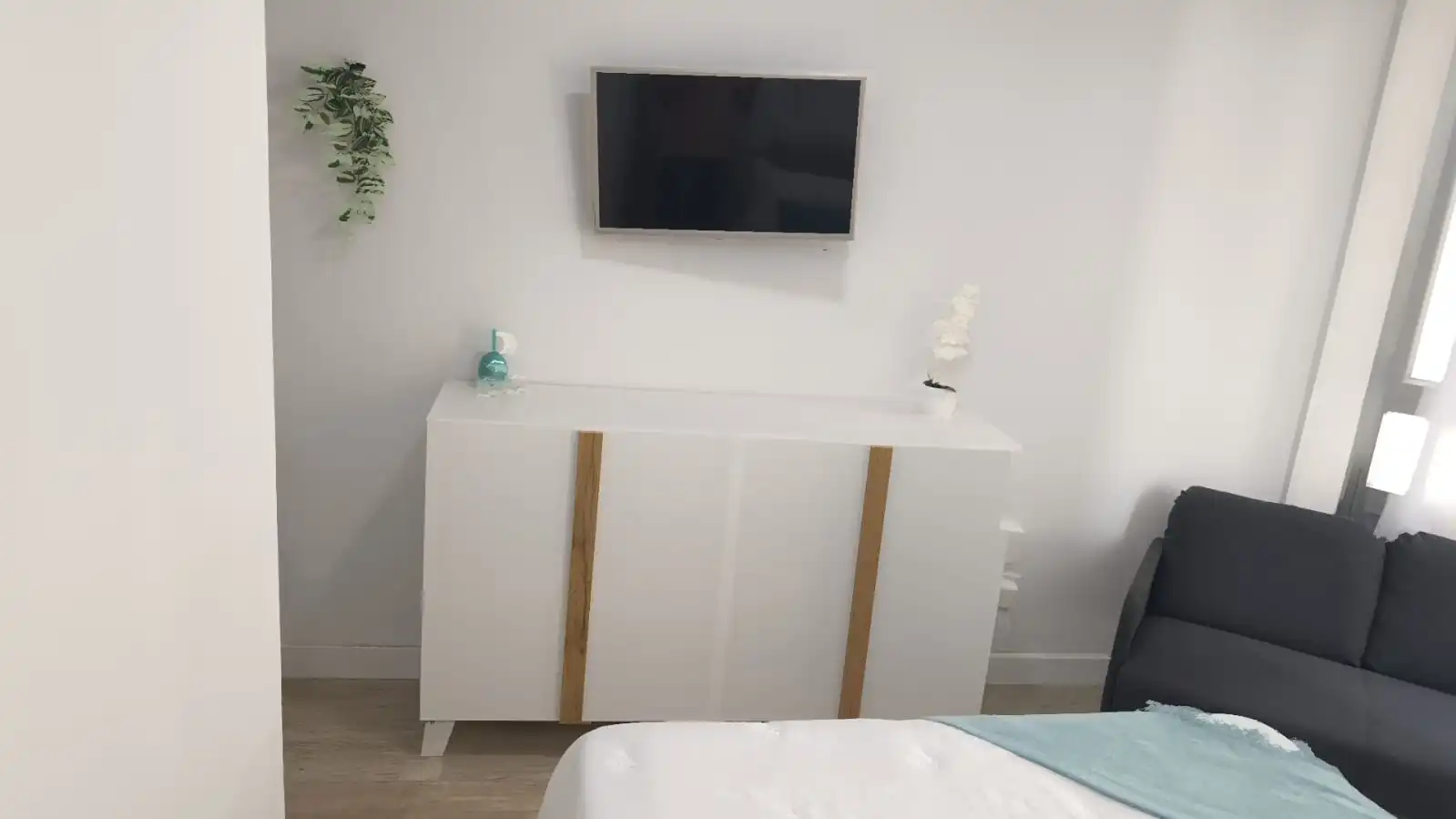 Schlafzimmer von Wohnung zur Miete in Las Palmas de Gran Canaria mit Möbliert, Waschmaschine und Mikrowelle