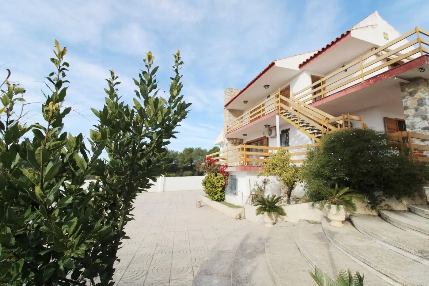 Vista exterior de Casa o chalet en venta en Bellvei con Calefacción, Jardín privado y Terraza