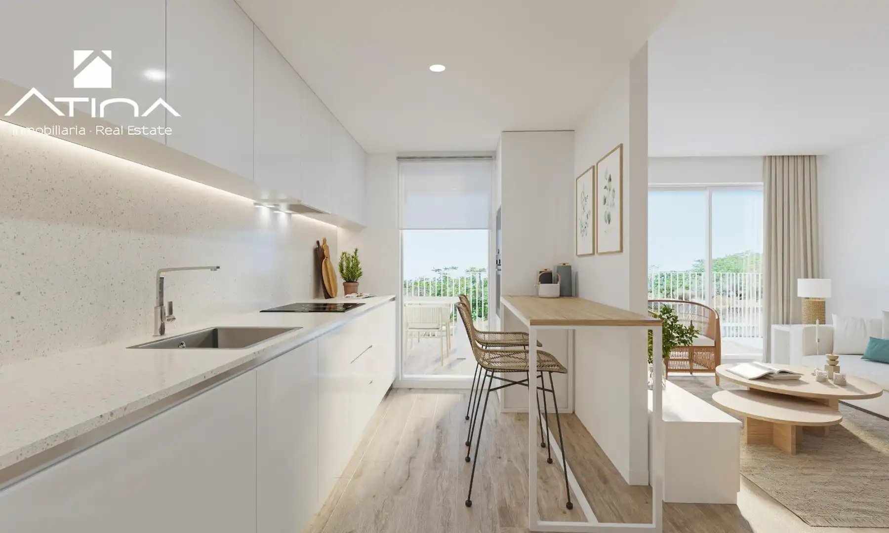 Kitchen of Attic for sale in Jávea / Xàbia  with Air Conditioner, Private garden and Terrace