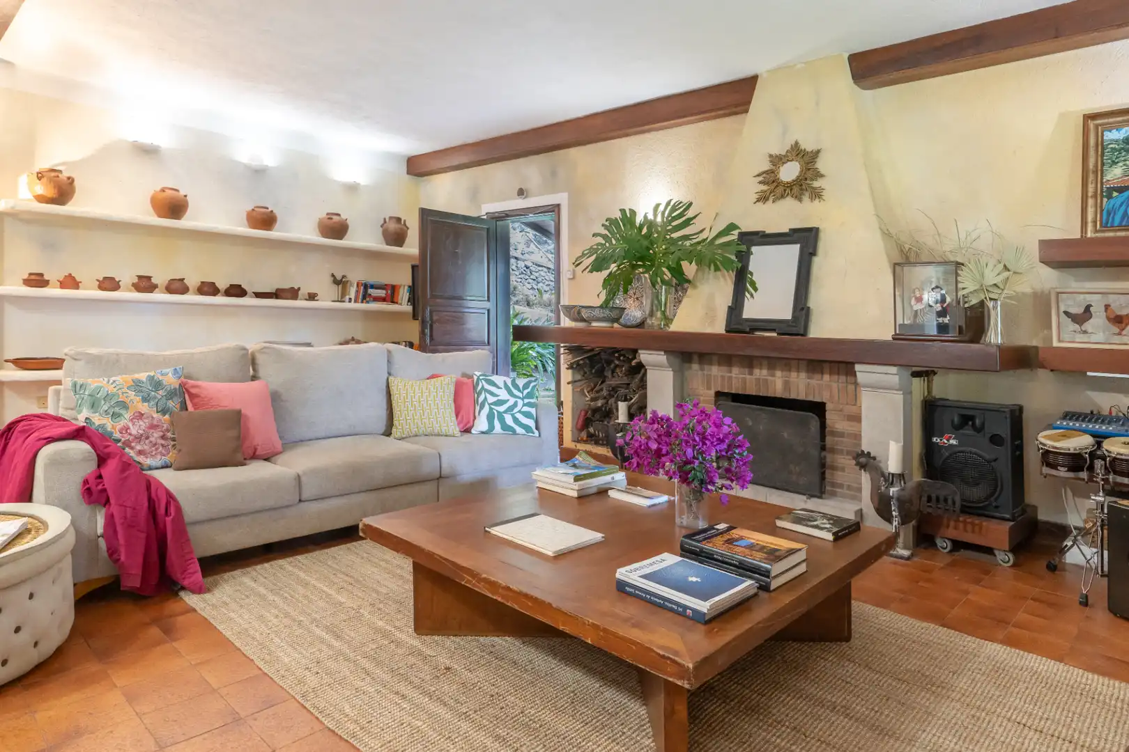 Sala de estar de Casa o chalet de alquiler en Tegueste con Jardín privado, Terraza y Amueblado