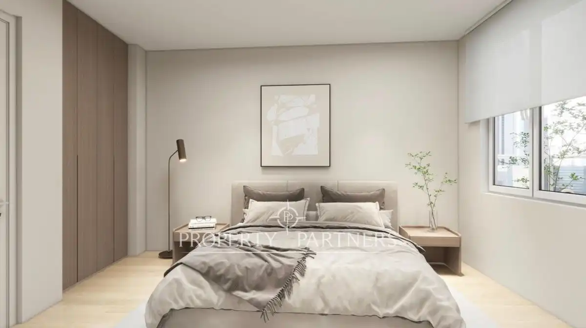 Dormitori de Apartament en venda en Madrid amb Aire condicionat, Terrassa i Moblat