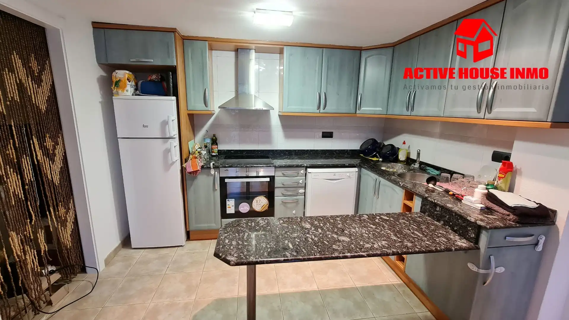 Kitchen of Flat for rent in La Ràpita  with Private garden, Terrace and Furnished