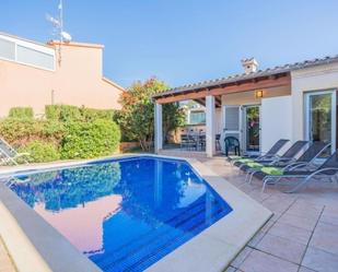 Jardí de Casa o xalet de lloguer en Alcúdia amb Aire condicionat, Terrassa i Piscina