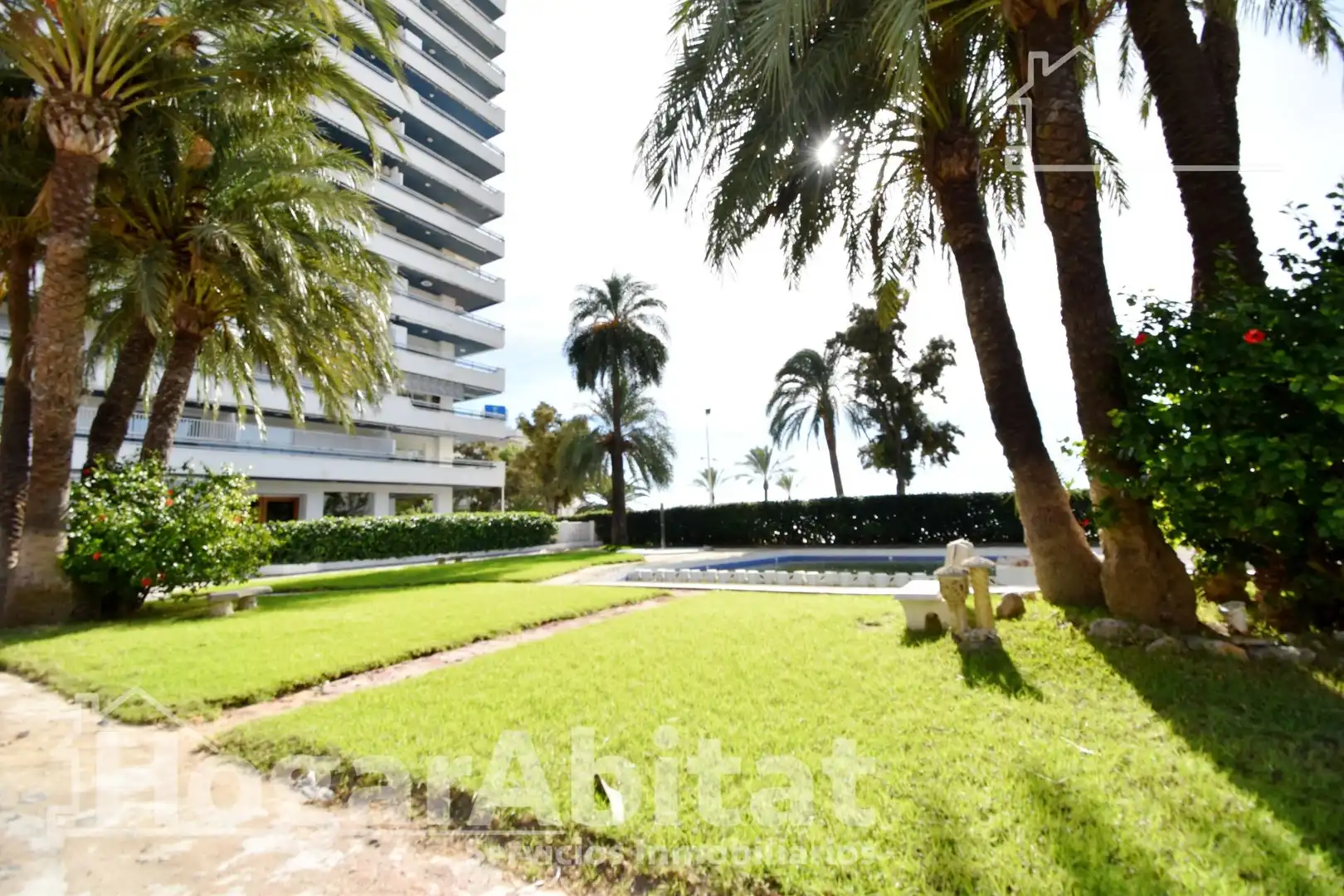 Garden of Flat for sale in Cullera  with Private garden, Terrace and Furnished