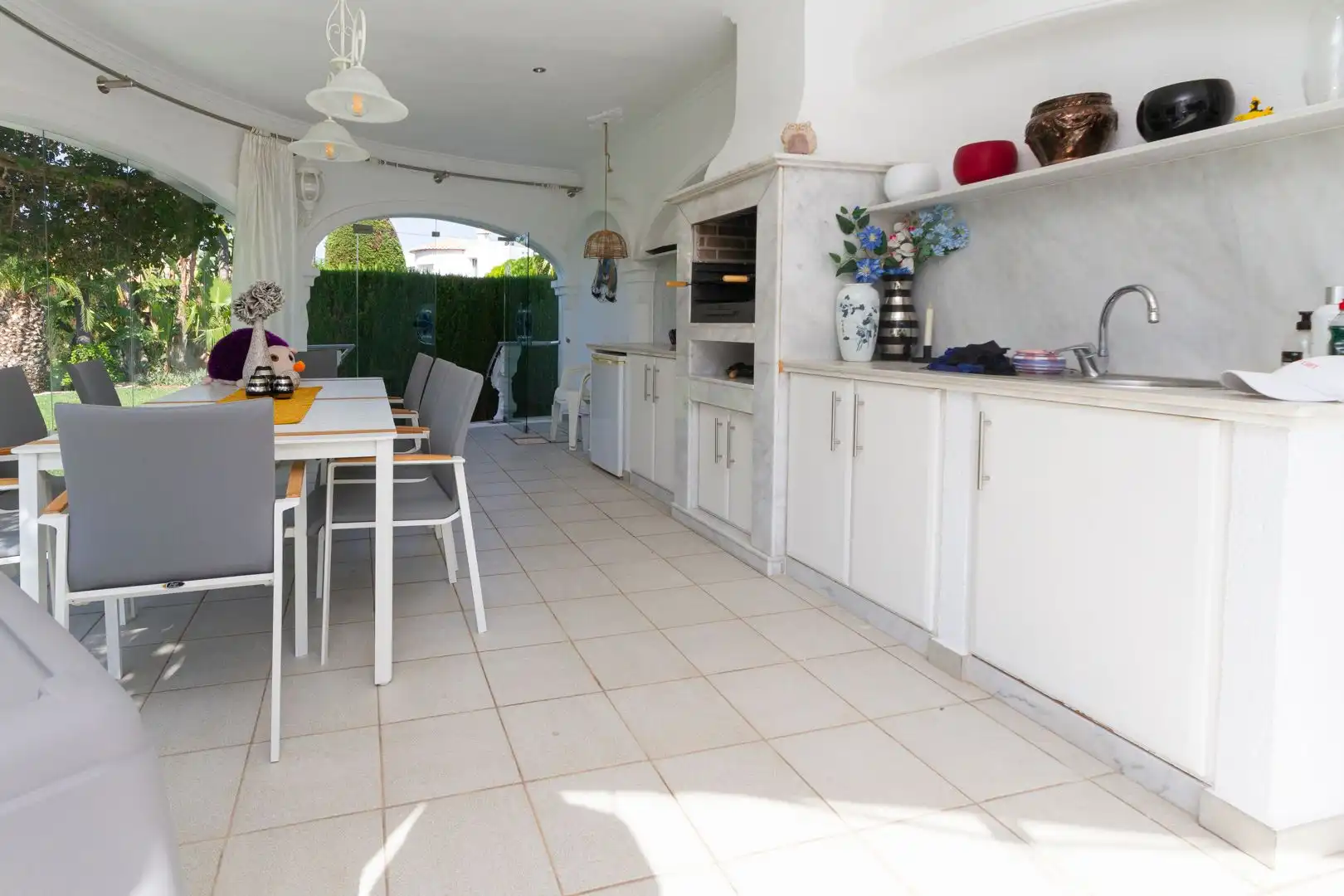 Garden of Houses for sale in Dénia  with Air Conditioner, Heating and Private garden