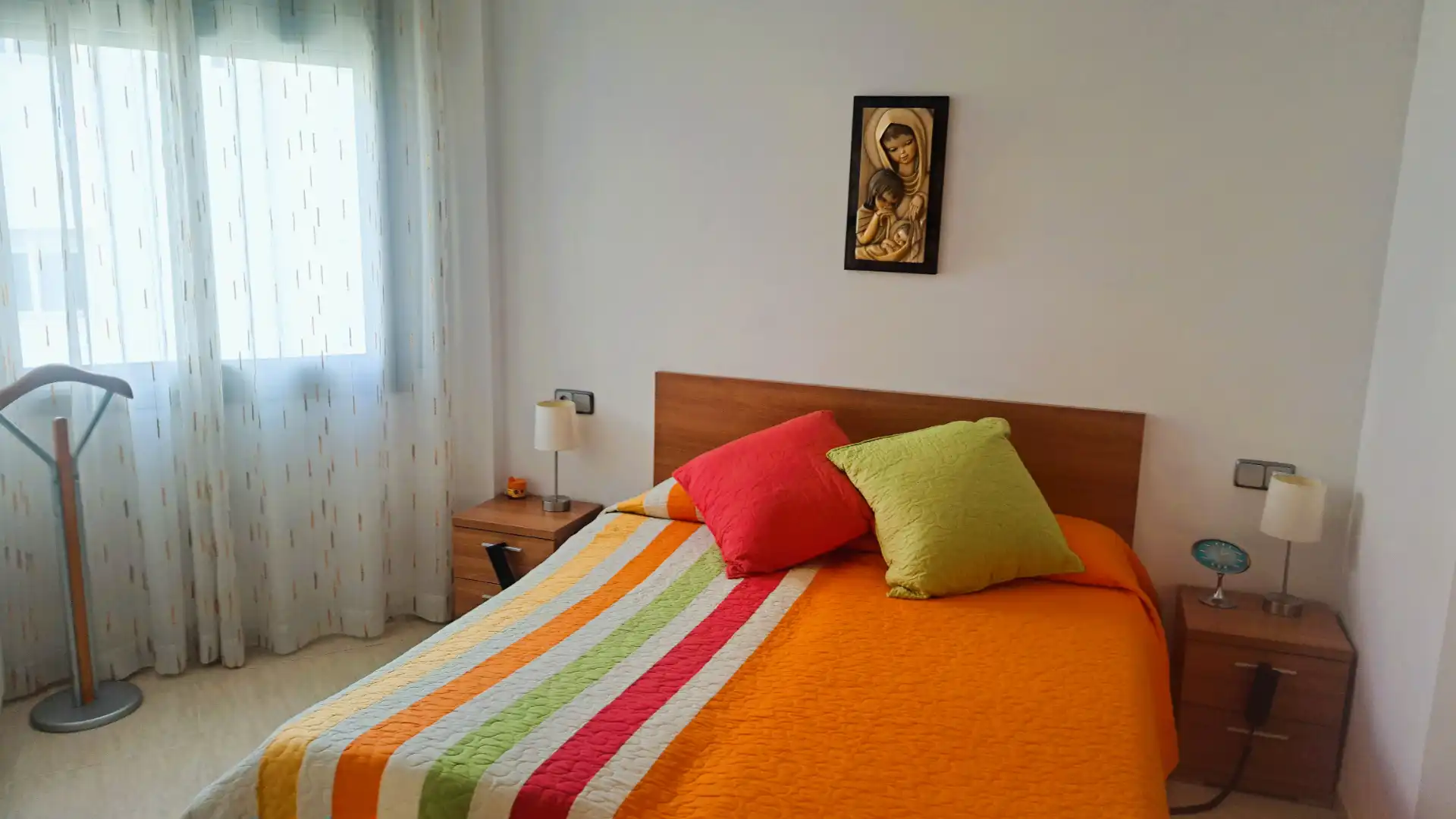 Bedroom of Flat for sale in Blanes  with Heating, Terrace and Furnished