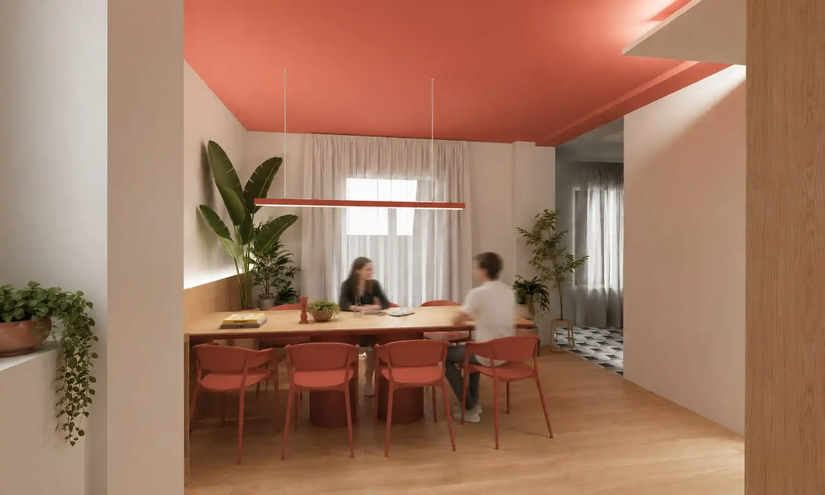 Dining room of Flat for rent in Santiago de Compostela   with Furnished