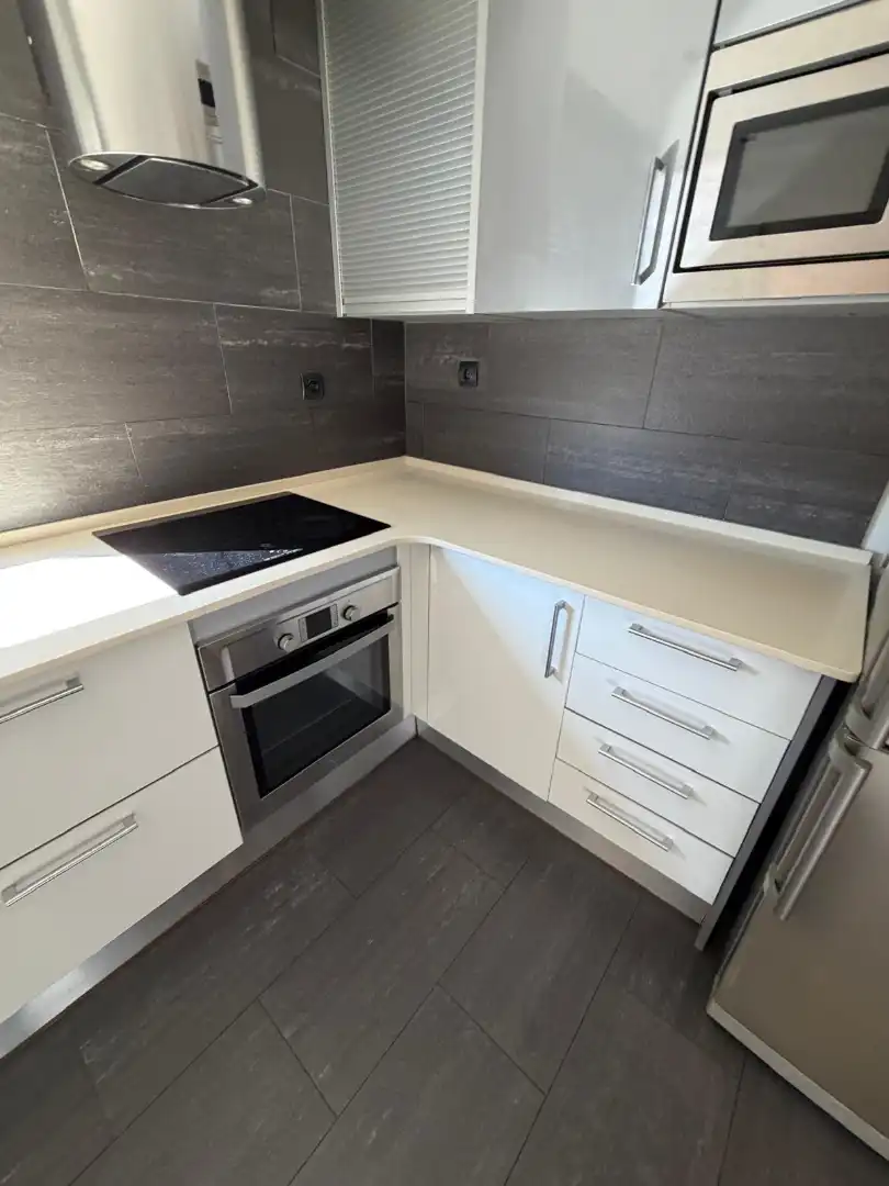 Kitchen of Flat for rent in Barcelona  with Air Conditioner, Heating and Terrace