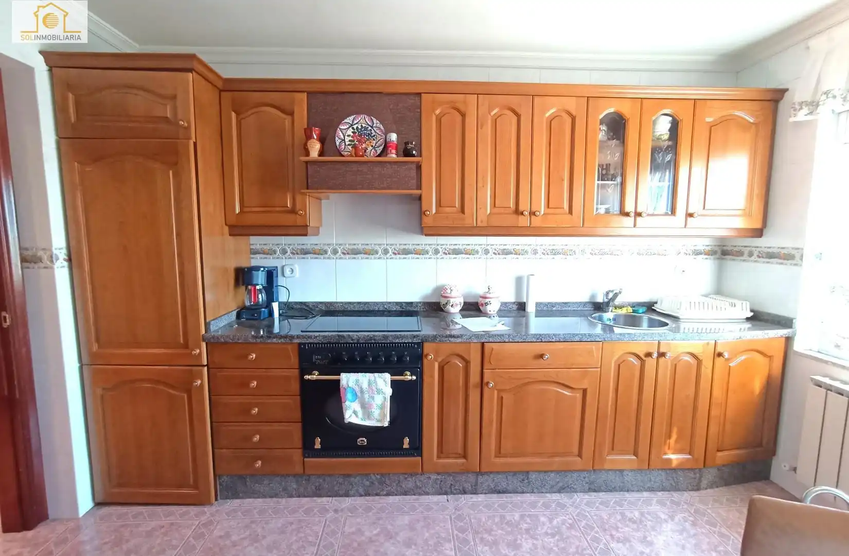Cocina de Casa o chalet en venta en Villanueva de las Manzanas con Calefacción, Jardín privado y Parquet