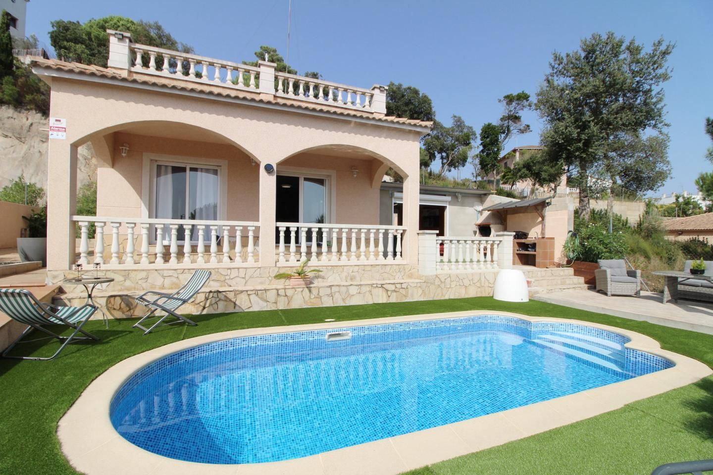 Piscina de Casa o xalet en venda en Vidreres amb Aire condicionat, Calefacció i Jardí privat