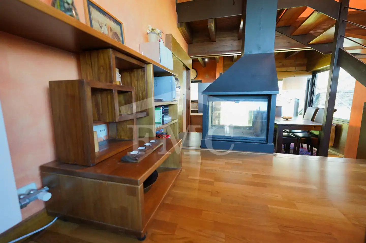 Living room of Houses for sale in Alp  with Heating, Parquet flooring and Terrace