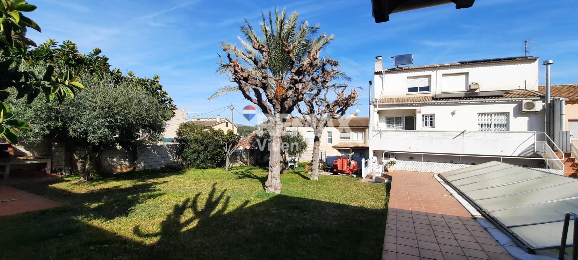 Garden of Single-family semi-detached for sale in Vilanova i la Geltrú  with Air Conditioner, Private garden and Terrace