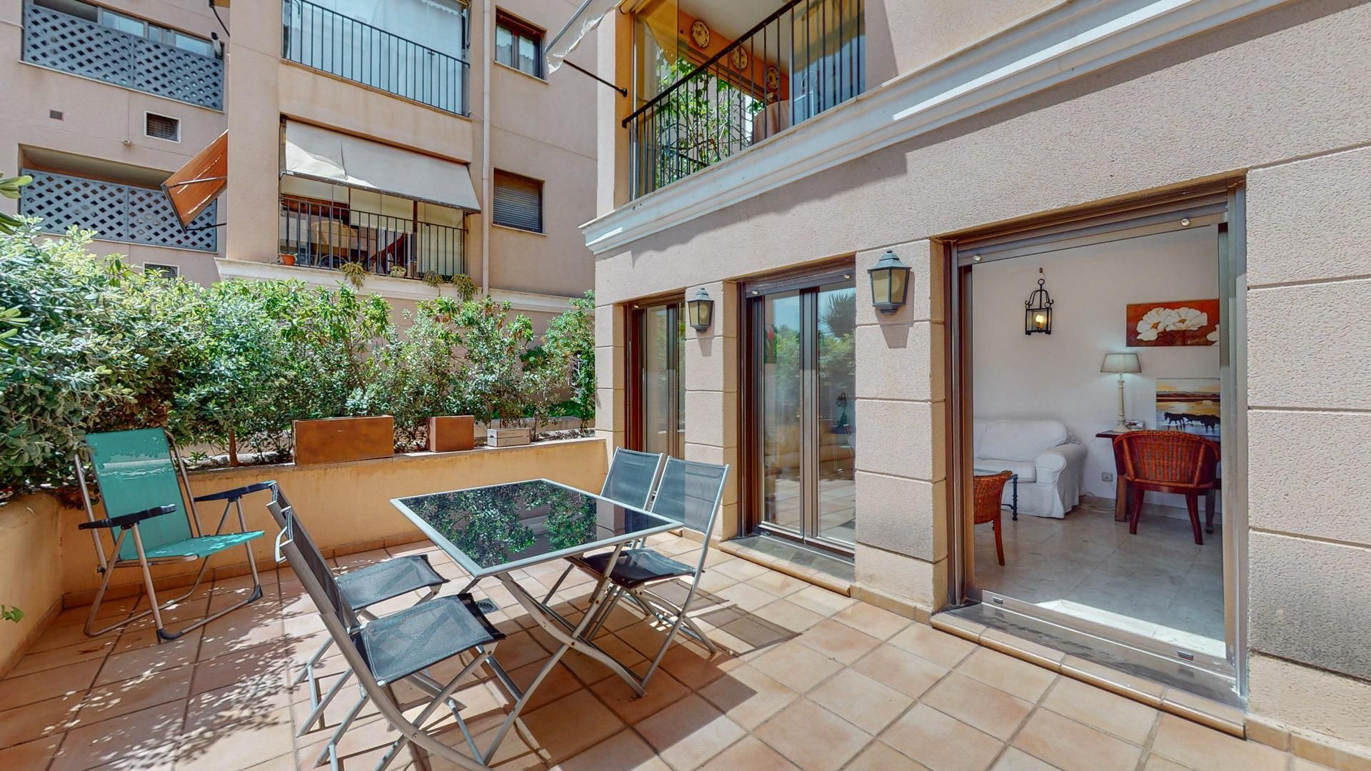 Terrace of Flat to rent in  Palma de Mallorca  with Air Conditioner, Heating and Private garden
