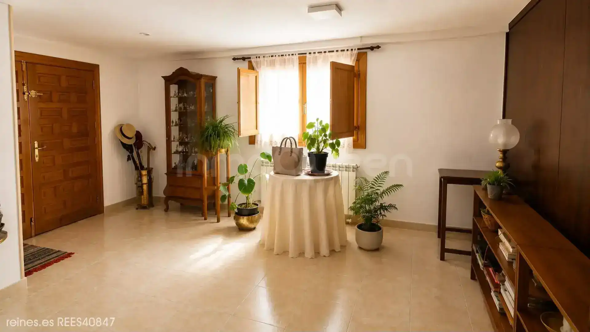 Sala d'estar de Casa o xalet en venda en San Mateo de Gállego amb Calefacció, Jardí privat i Terrassa