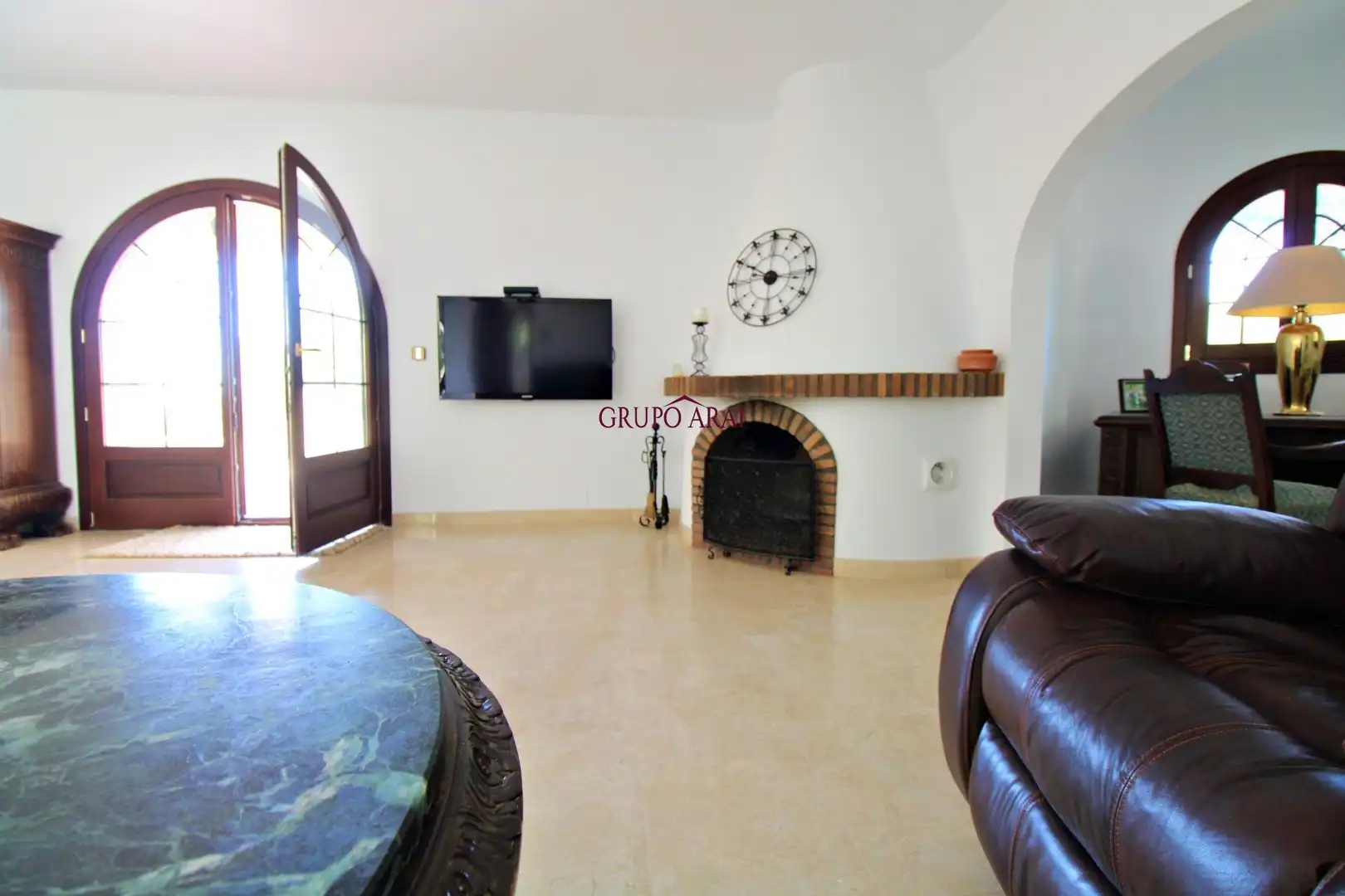 Sala de estar de Casa o chalet en venta en Altea con Calefacción, Jardín privado y Terraza