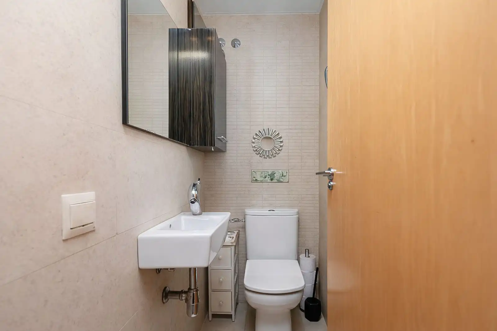 Bathroom of Houses for sale in Castelldefels  with Air Conditioner, Heating and Parquet flooring