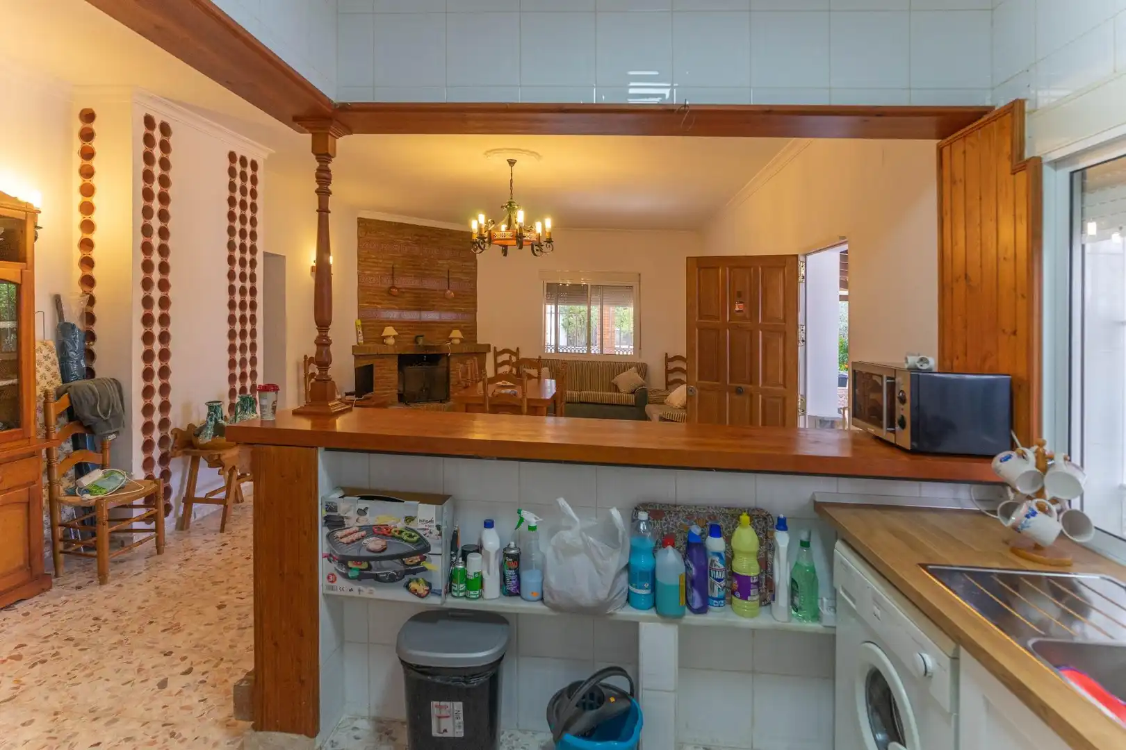 Cocina de Casa o chalet de alquiler en Alhaurín El Grande con Jardín privado, Terraza y Amueblado