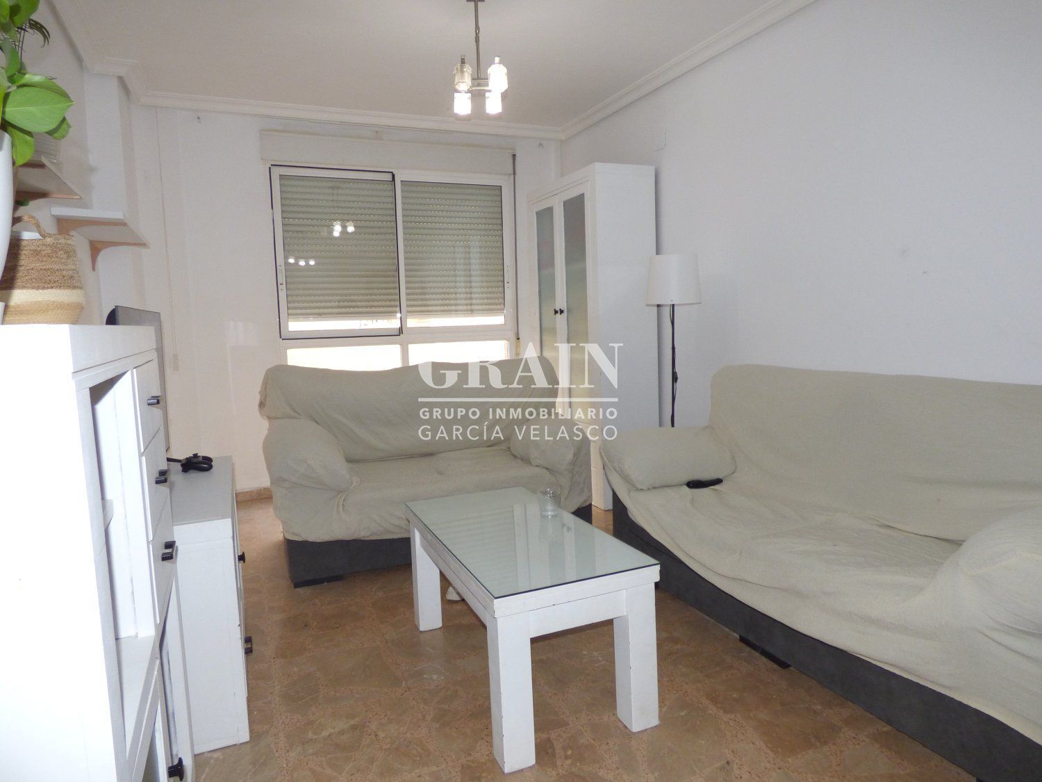 Living room of Flat for sale in  Albacete Capital  with Heating, Storage room and Balcony