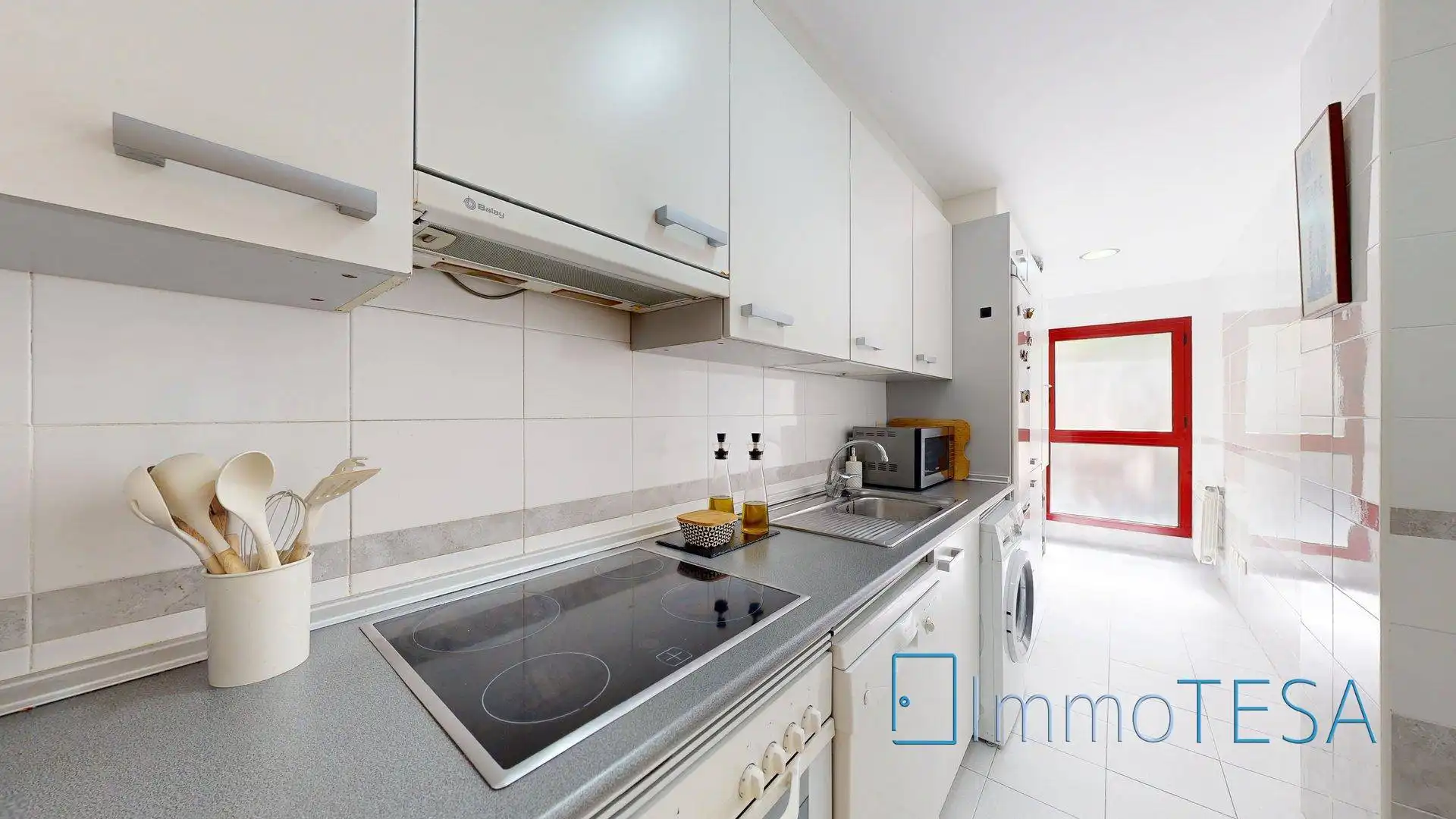 Küche von Wohnung zum Verkauf in Barberà del Vallès mit Klimaanlage, Heizung und Parkett