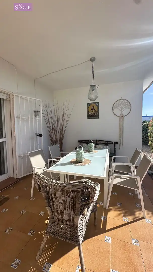 Terraza de Finca rústica en venta en Barbate con Aire acondicionado, Jardín privado y Terraza