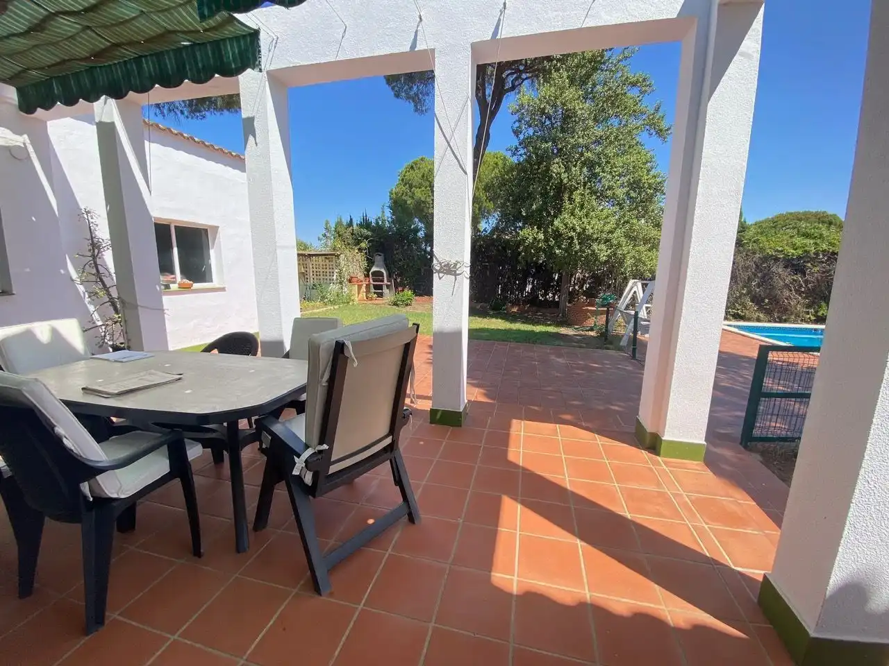 Jardín de Casa o chalet en venta en Aljaraque con Aire acondicionado, Jardín privado y Trastero