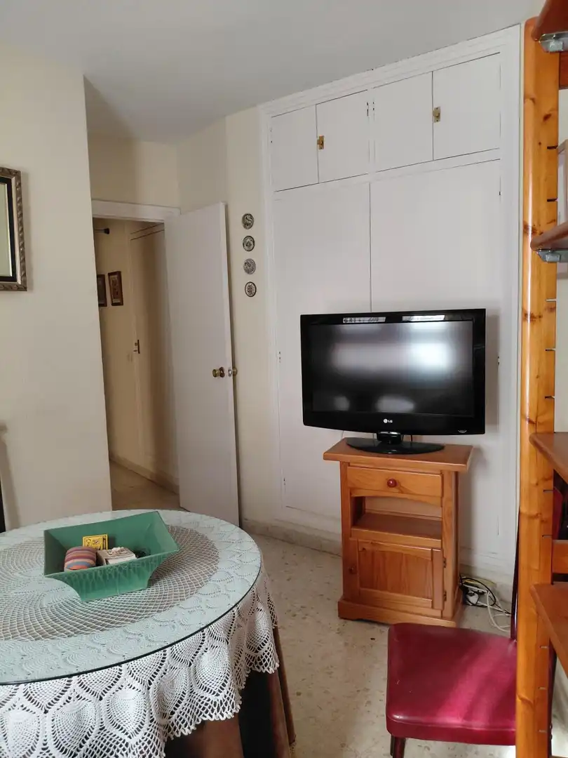 Living room of Flat for sale in Sevilla  with Air Conditioner, Heating and Storage room