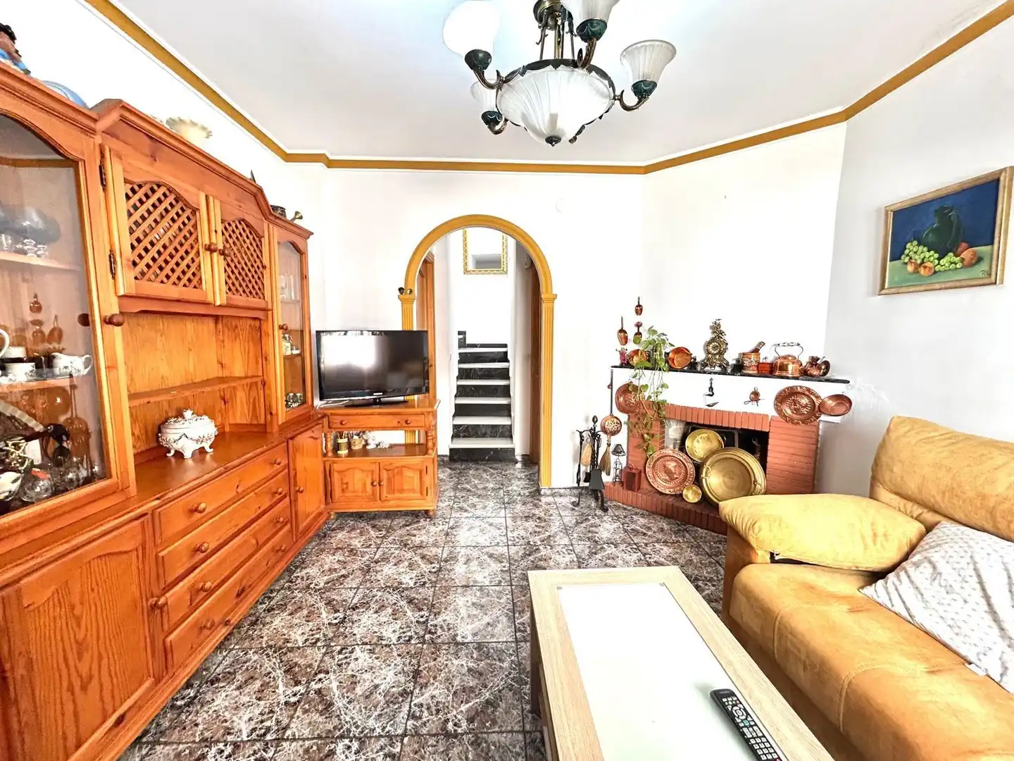 Living room of Houses for sale in Málaga  with Air Conditioner and Terrace