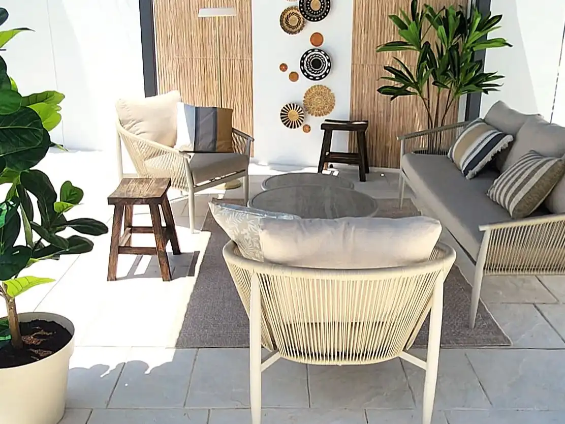 Terrassa de Casa o xalet en venda en Mijas amb Aire condicionat, Calefacció i Jardí privat