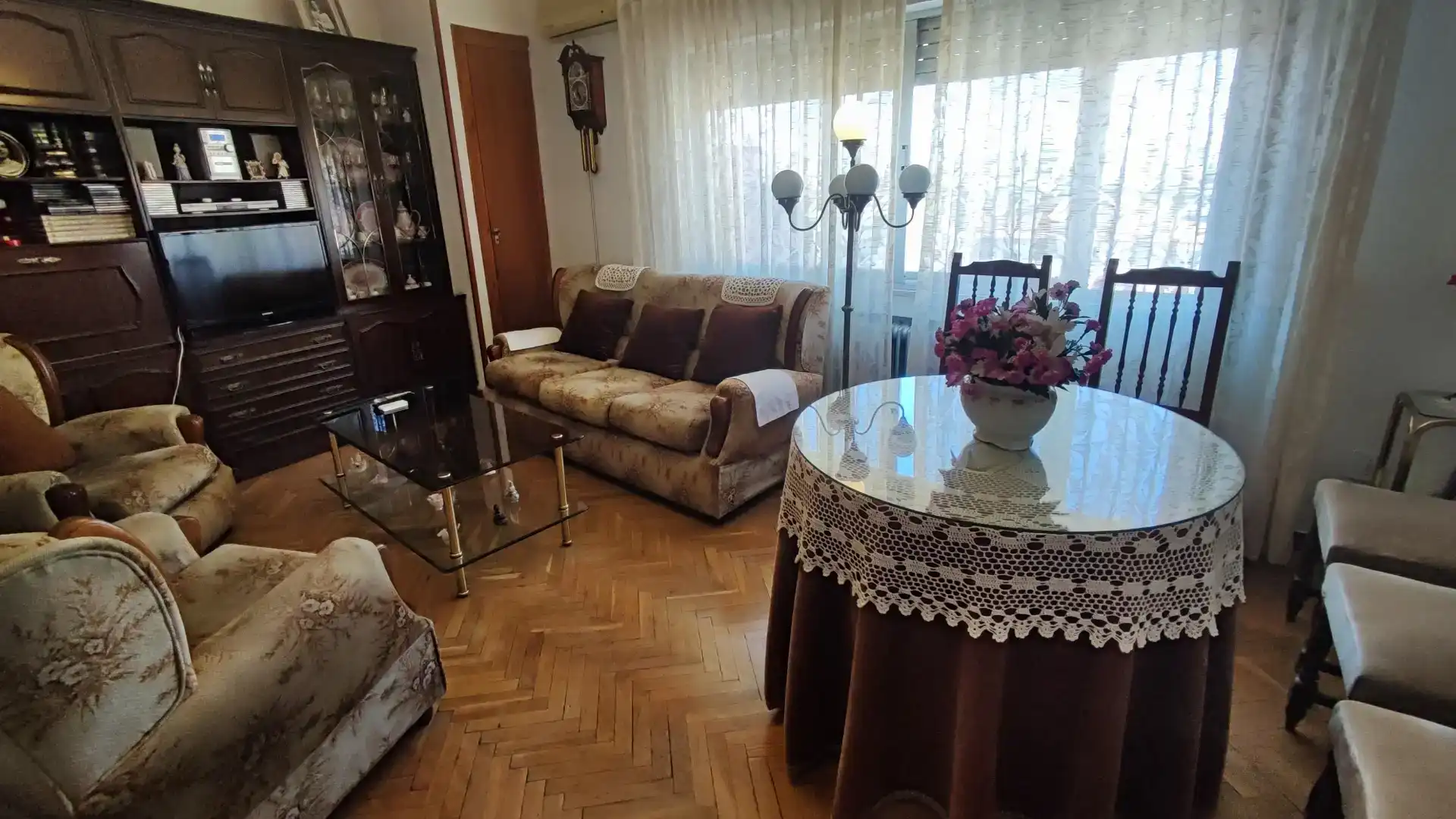 Sala d'estar de Pis en venda en Ávila Capital amb Aire condicionat i Balcó