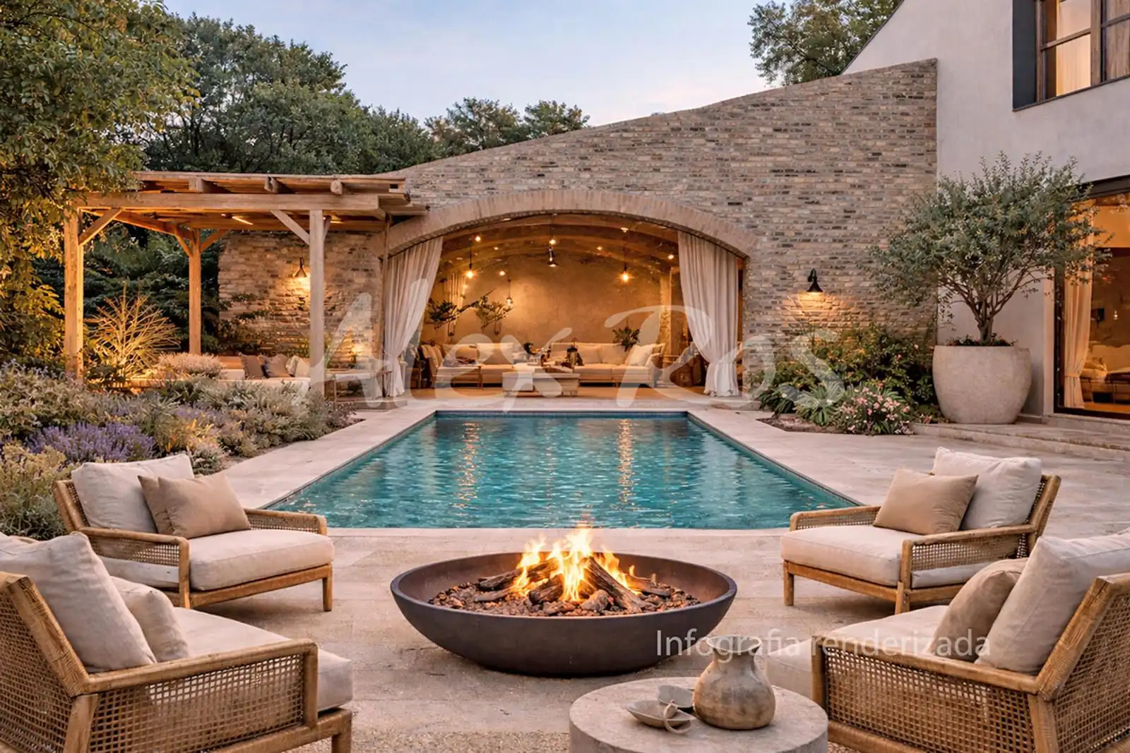 Haus mit Pool zum Verkauf in De Baix