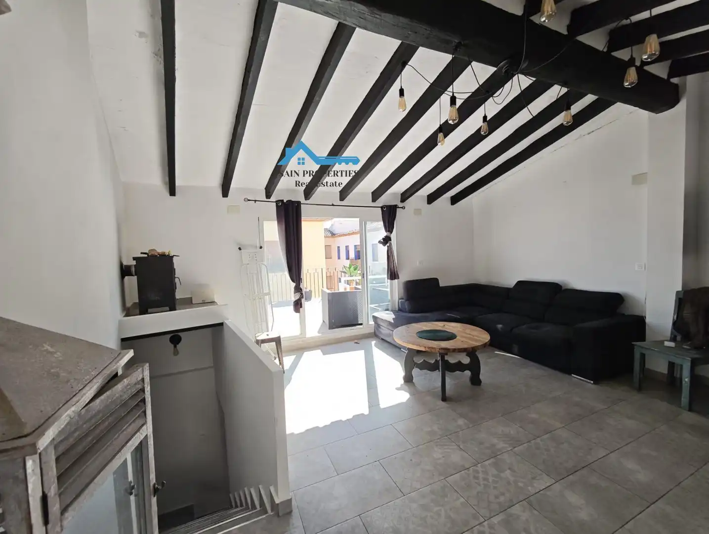 Sala de estar de Dúplex en venta en La Nucia con Terraza y Balcón