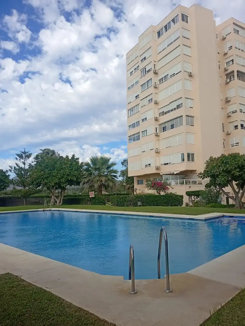 Piscina de Estudio de alquiler en Málaga con Terraza, Amueblado y Piscina comunitaria