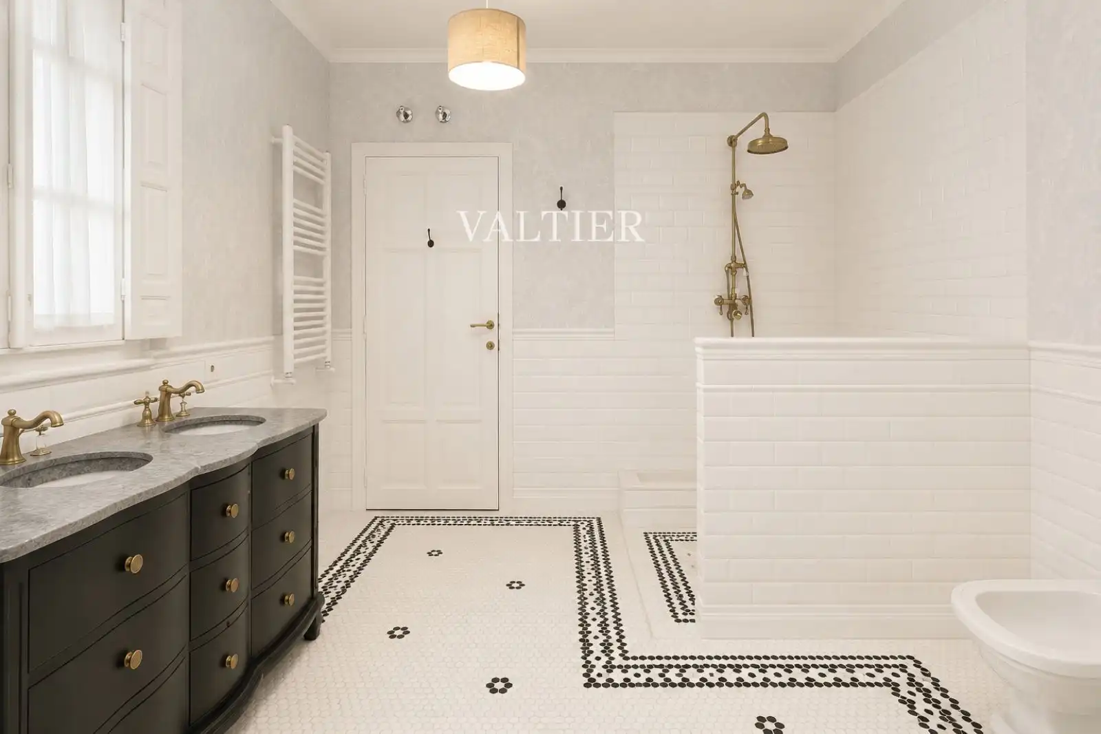 Baño de Piso de alquiler en Madrid con Aire acondicionado