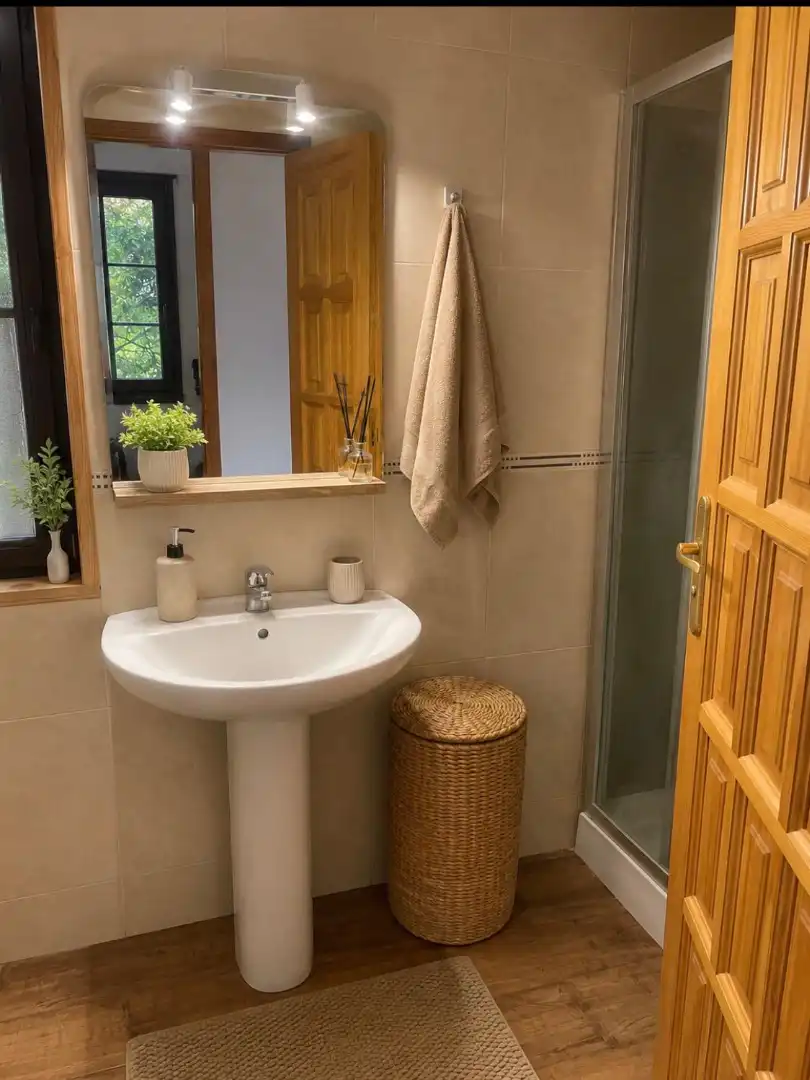 Baño de Casa o chalet en venta en Valdeavero con Calefacción, Jardín privado y Parquet